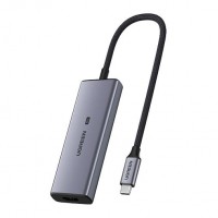  Adapteris Ugreen CM500 USB-C to 3xUSB-A + HDMI 2.1 gray 